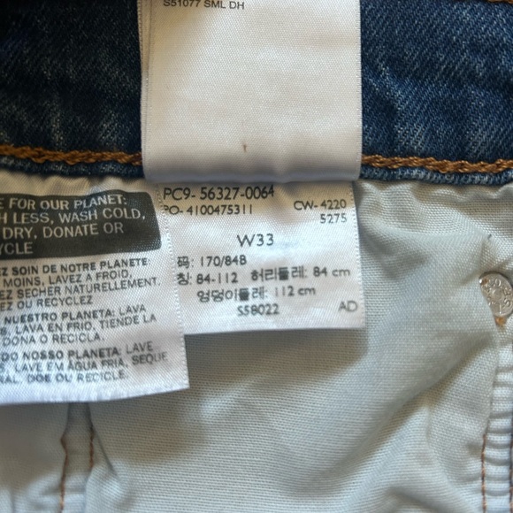 Women’s Levi’s 501 High Waisted Fringe Jean Shorts w/ Button Fly Western Sz 31 - Picture 11 of 12